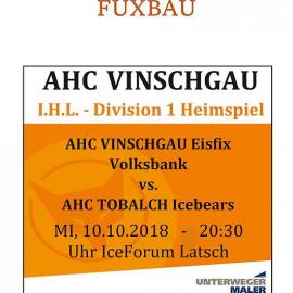 AHC Vinschgau Eisfix Volksbank vs. AHC Toblach Icebears