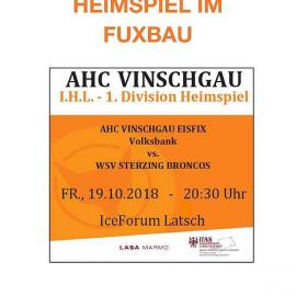 AHC Vinschgau Eisfix Volksbank vs.WSV Sterzing Broncos